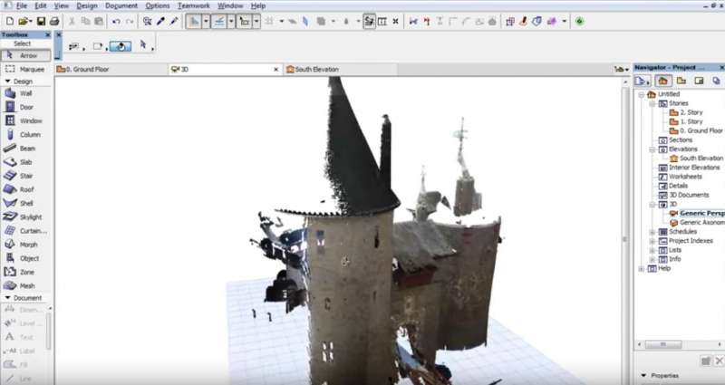 point cloud in archicad 